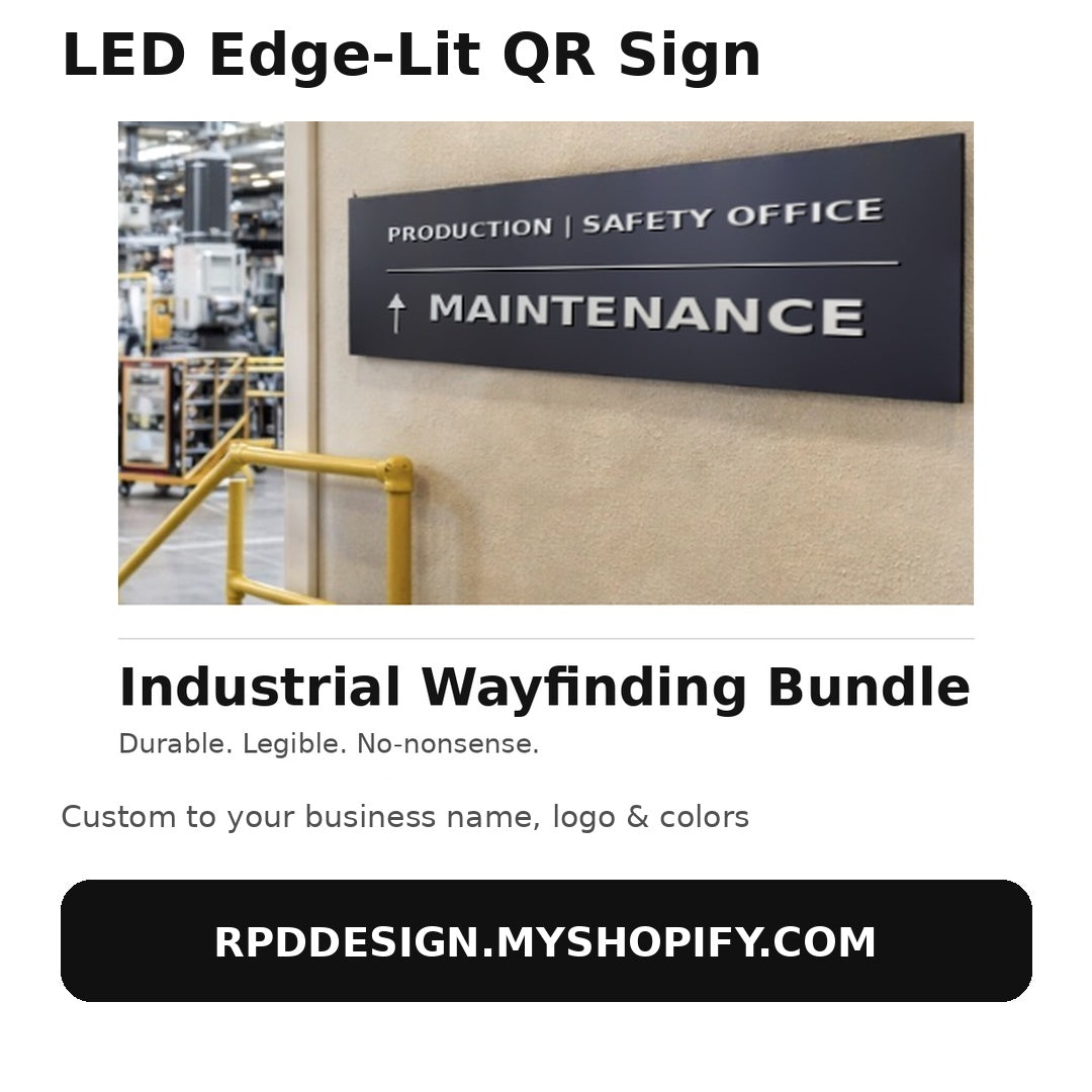 Business Bundle - Premium Signage & Desk Props