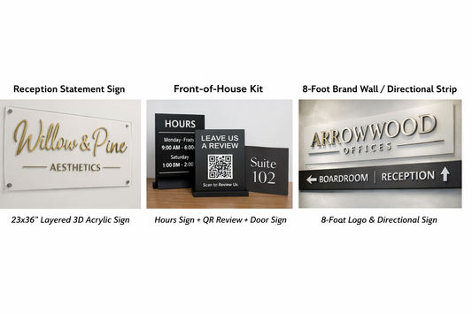 Business Bundle - Premium Signage & Desk Props